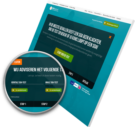 Online bekijken welke test je nodig hebt